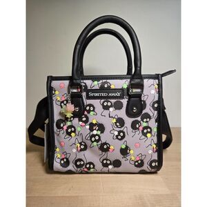 Studio Ghibli Spirited Away Soot Sprites Crossbody Satchel Bag w Star Charms